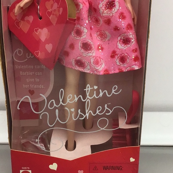 BARBIE DOLL. VALENTINE WISHES BARBIE - Picture 5 of 13
